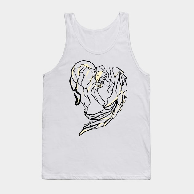 Single Line - Softness Tank Top by MaxencePierrard